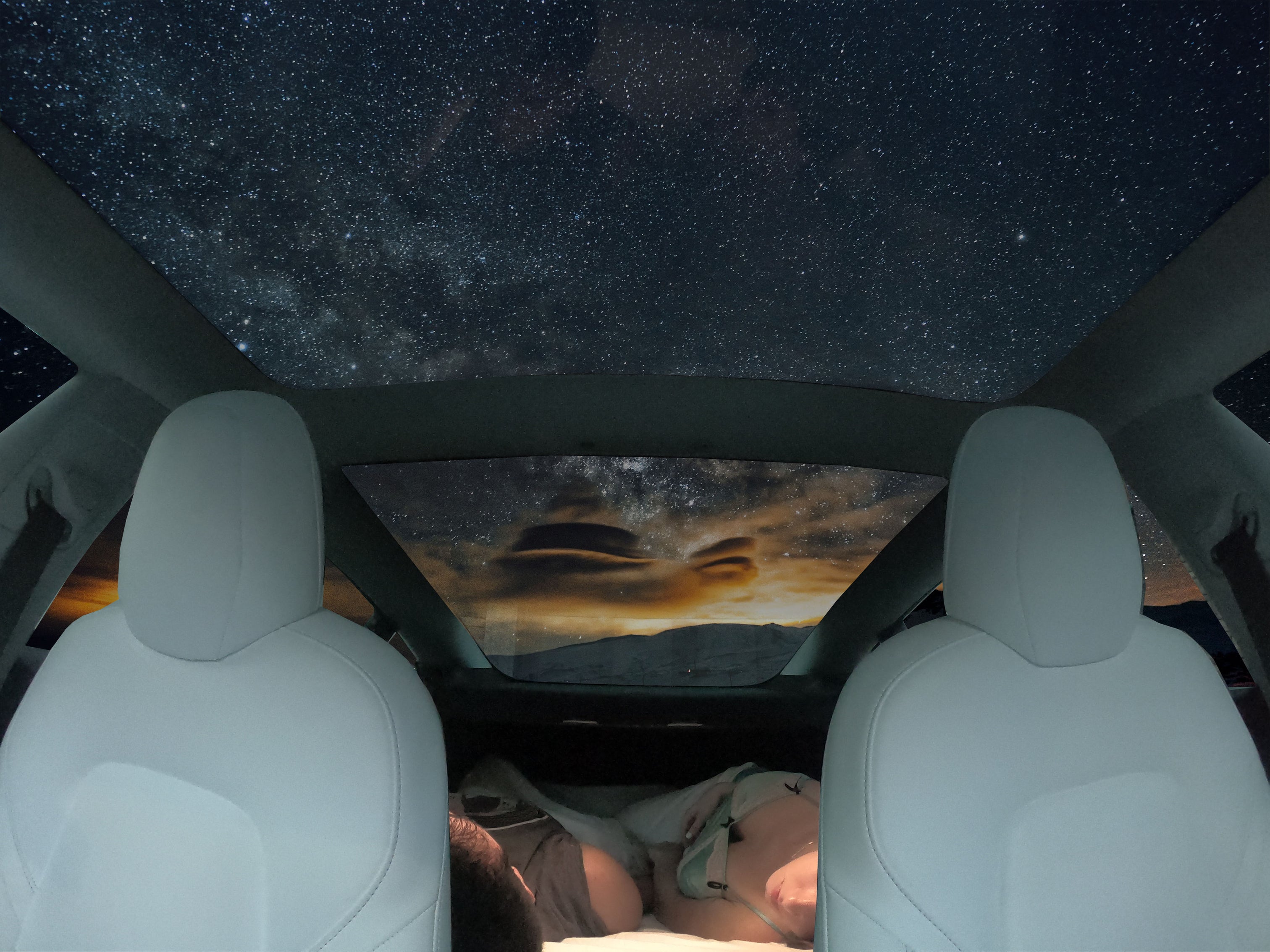 TESMAT | Car Camping Mattress and Privacy Screen for Tesla Model 3 and Model  Y